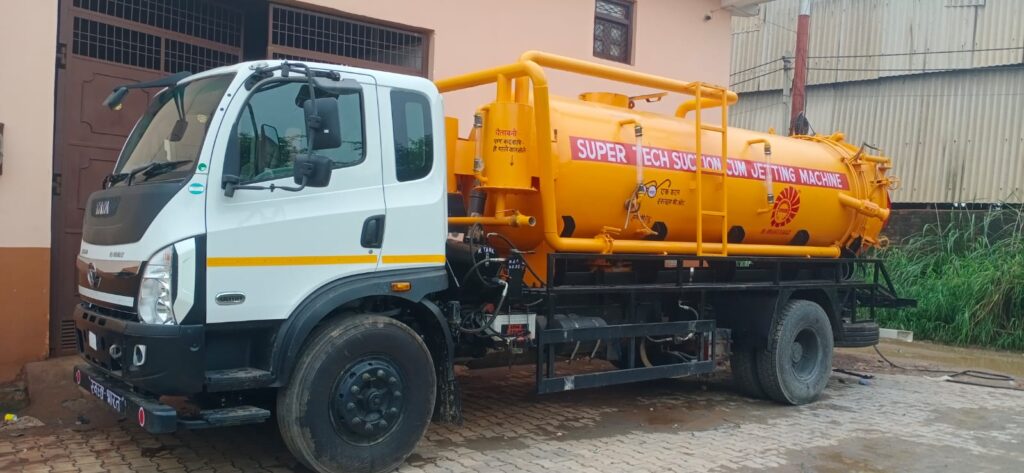 Truck Mounted Sewer Suction Cum Jetting Machine