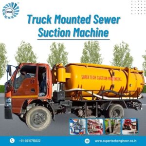 Trailer Mounted Sewer Suction Machine